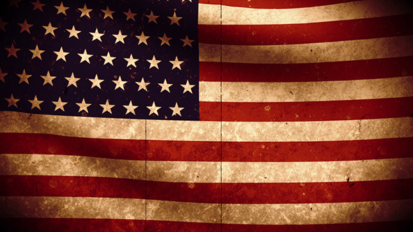 vintage american flag photography