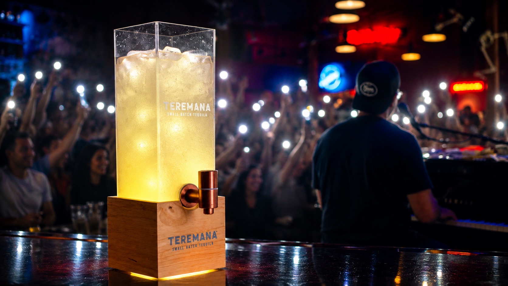 Margarita tower VIP package at The Shout! House dueling piano bar in Downtown San Diego