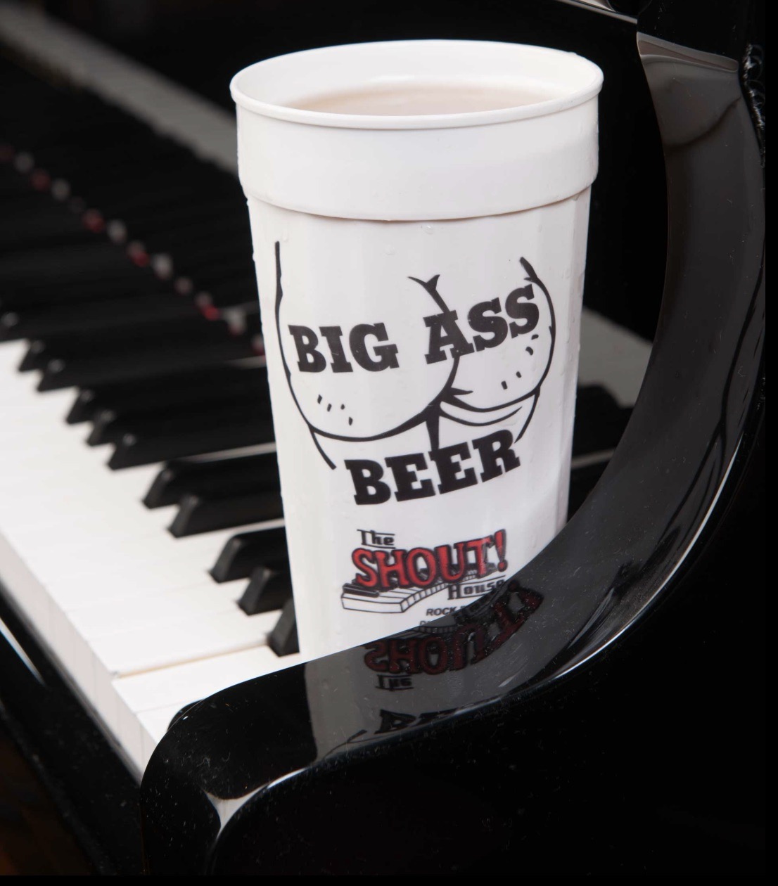 Big Ass Beer VIP package at The Shout! House dueling piano bar in Downtown San Diego
