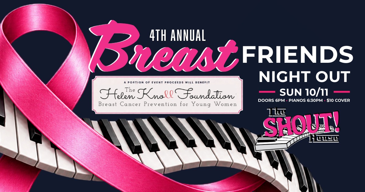 Breast Friends Night Out Breast Cancer Event at The Shout House horizontal
